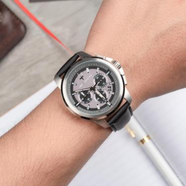 🎁 NEW SEASON  🎁 Đồng Hồ Maserati Successo Chronograph Silver/Black Watch ** [R8871621006]