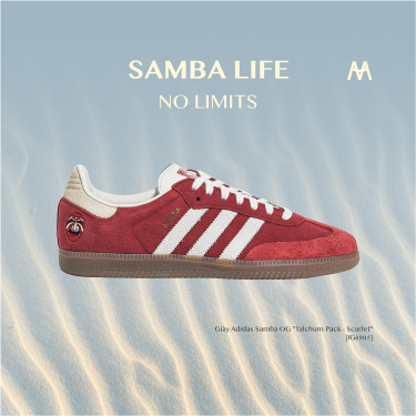 Giày Adidas Samba OG ''Talchum Pack ‑ Scarlet'' [IG8905]