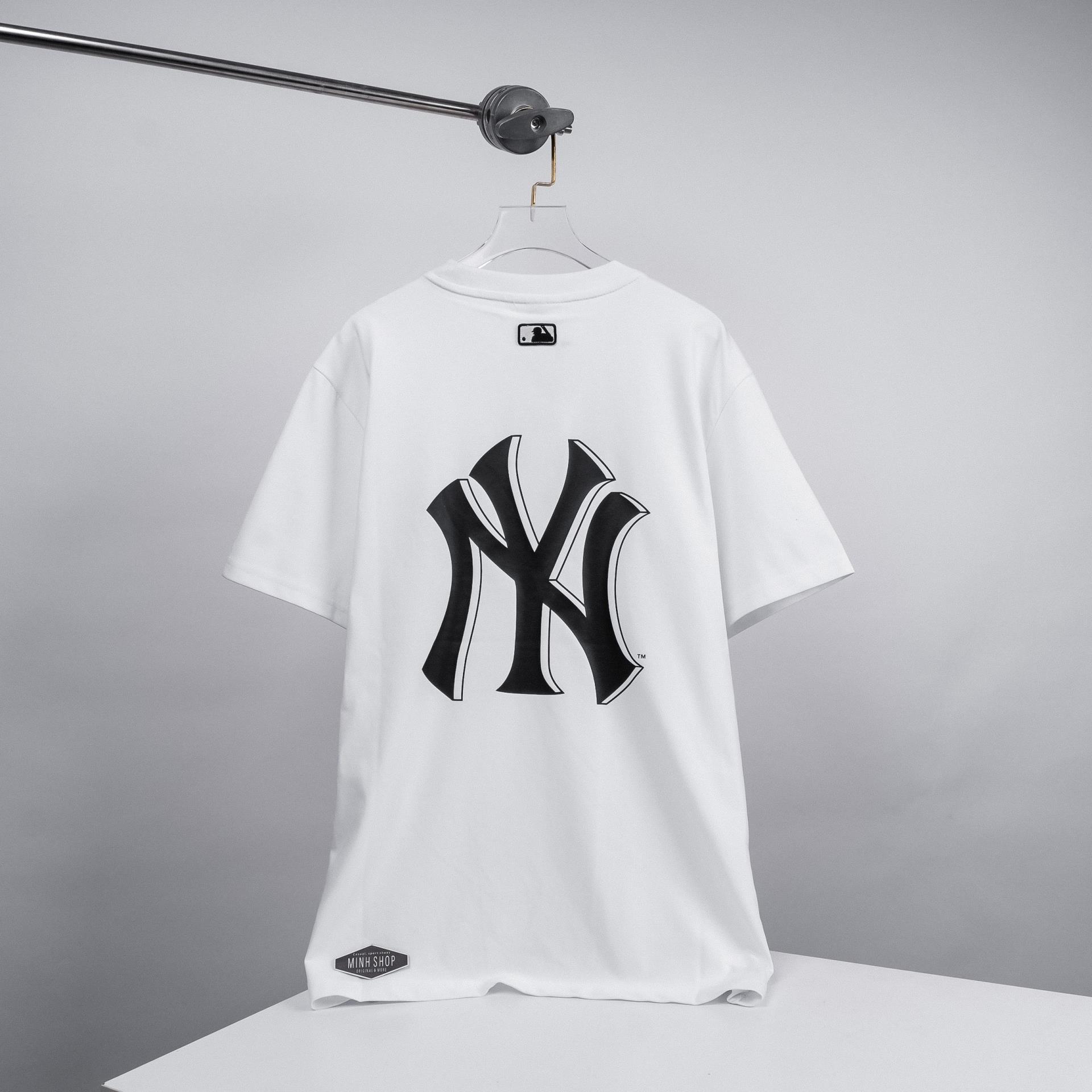 Áo Thun NY/MLB New York Cao Cấp - Màu Vàng - Cotton 4C 65% Siêu Mịn Mát  (Không đúng cotton 4c tặng free áo)