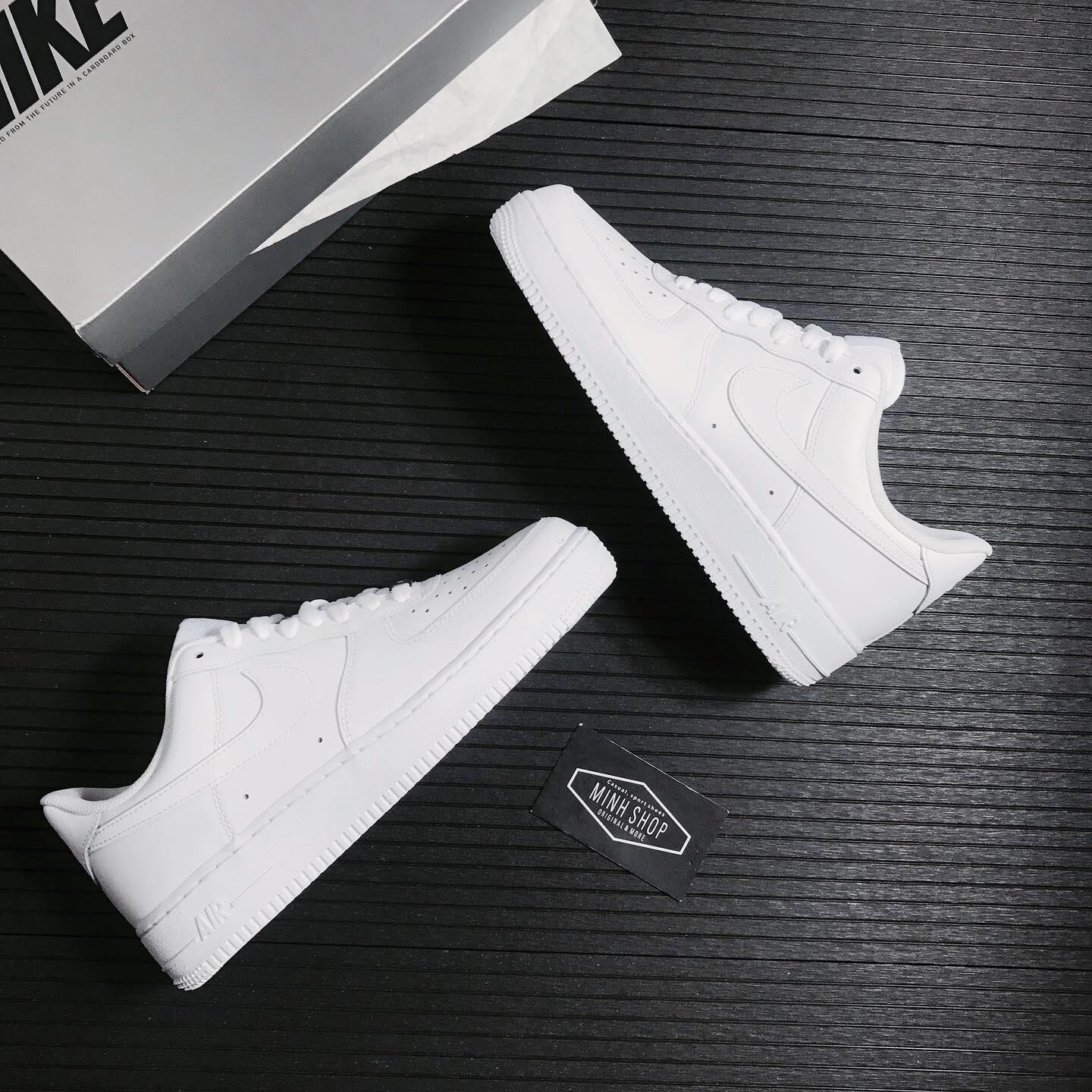  - Giày Nike Air Force 1 Low All White M [O] * [315122 111]