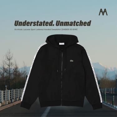 Áo khoác Lacoste Sport Lettered Hooded Sweatshirt [SH6905 00 8VM] - Image 1