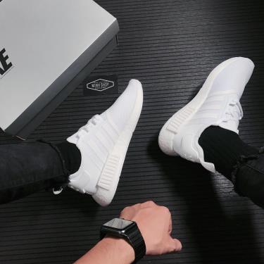 Giày Adidas NMD R1 'Triple White' ** [FY9384]
