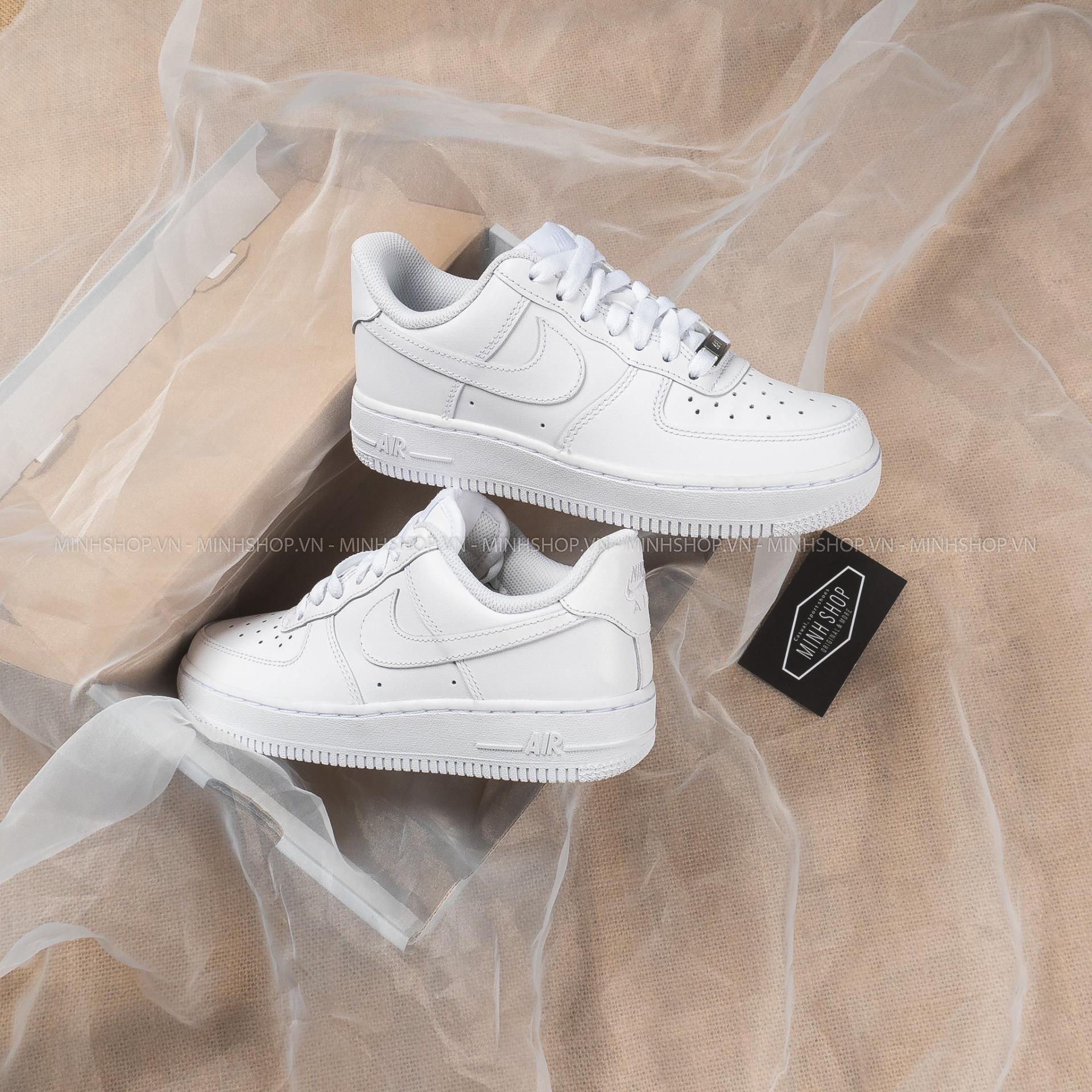 Minhshop.vn - 💋 Top Choice 💋 Giày Nike Air Force 1 Low All White W  [315115 112]