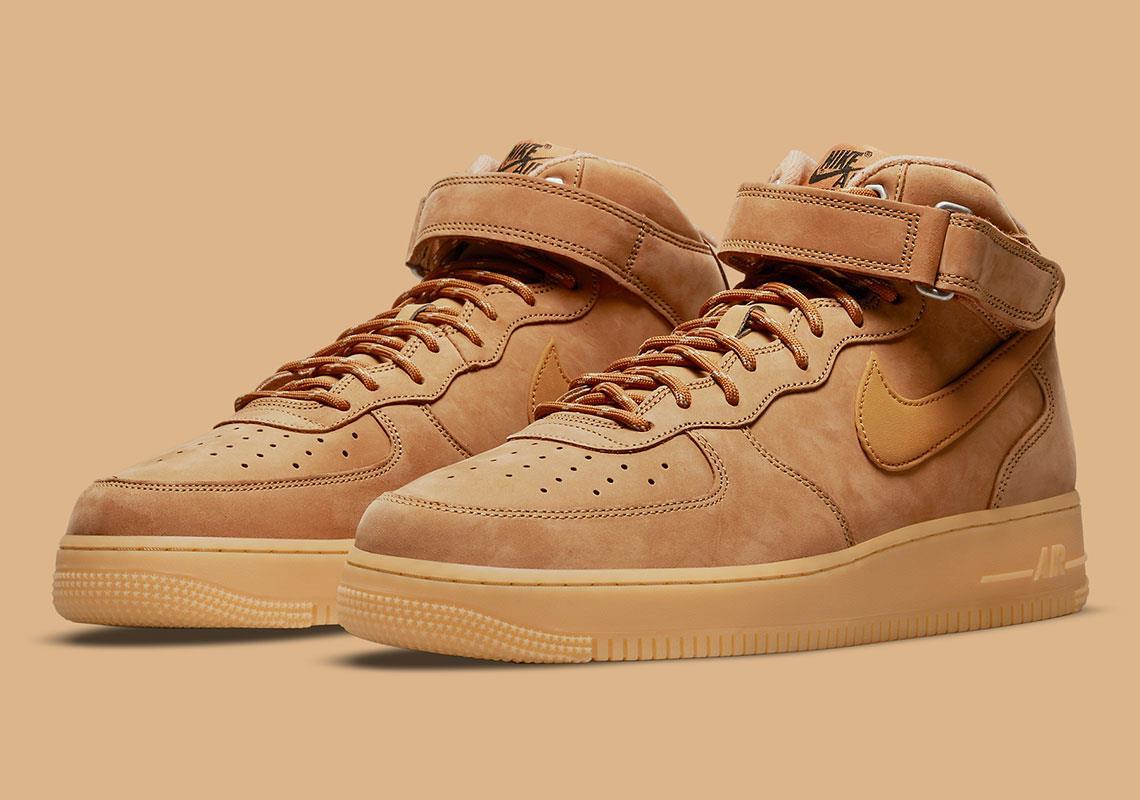 Minhshop.vn - -1xxx K TKIEM Giày Nike Air Force 1 Mid '07 'Flax