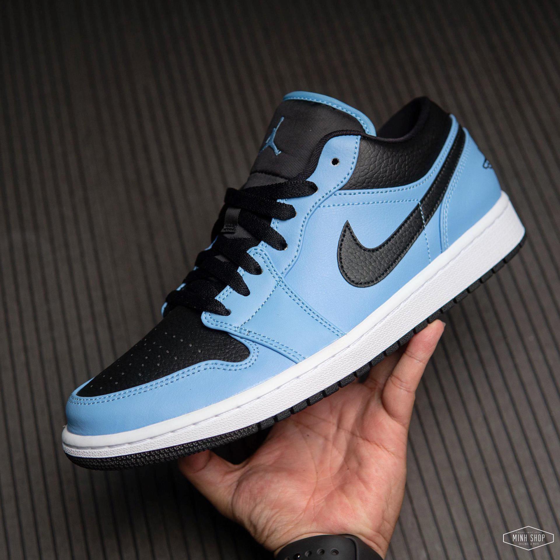 nike jordan 1 low university blue black