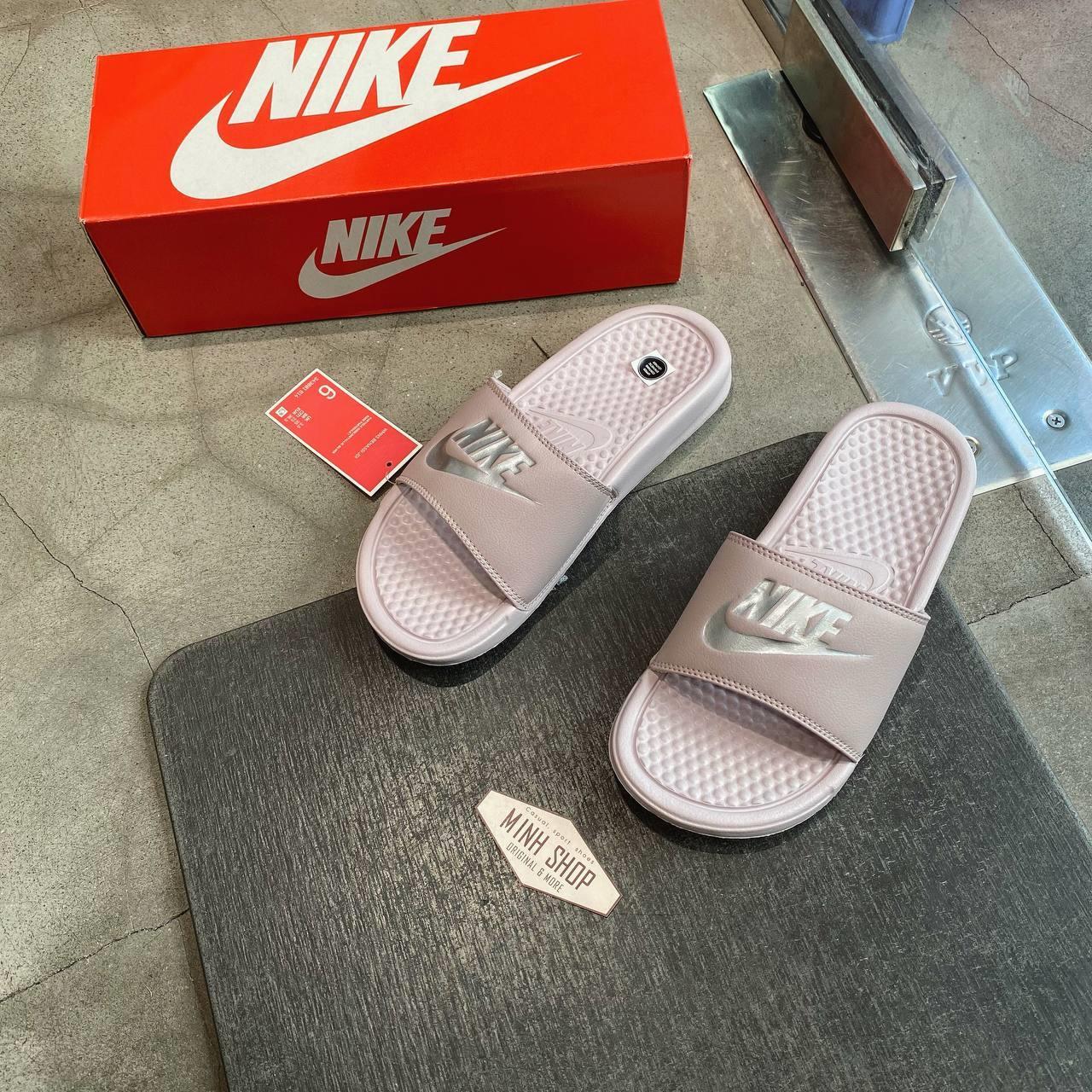 Nike benassi particle clearance rose