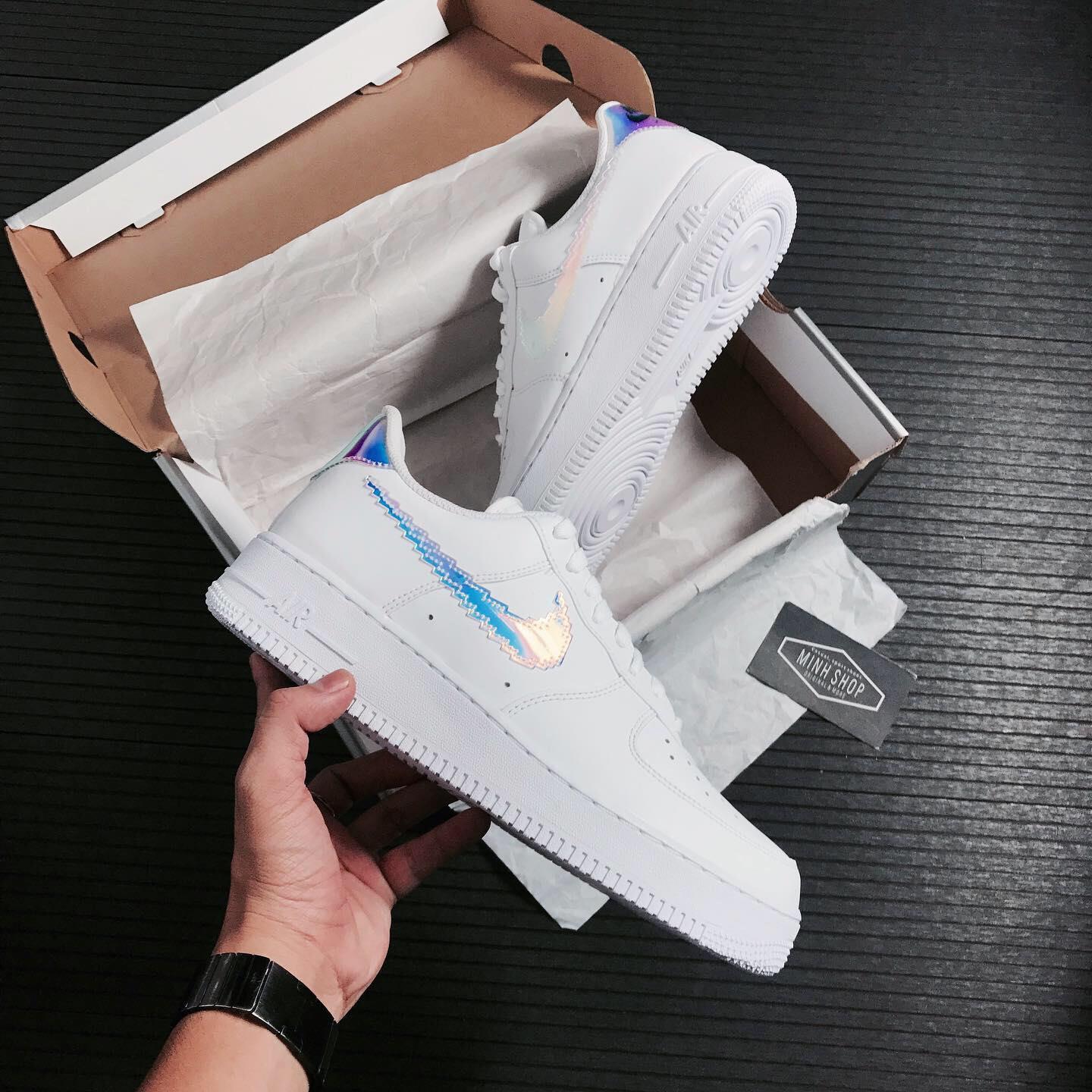 Minhshop.vn - Giày Nike Air Force 1 07 LV8 White/ Multi **CV1699-100