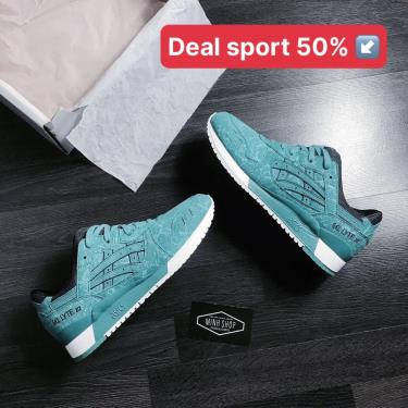 Hàng Chính Hãng Asics Gel Lyte III 3 "Kingfisher Blue" 2021** H6U2Y 4848 hang-chinh-hang-asics-gel-lyte-iii-3-kingfisher-blue-2021-h6u2y-4848