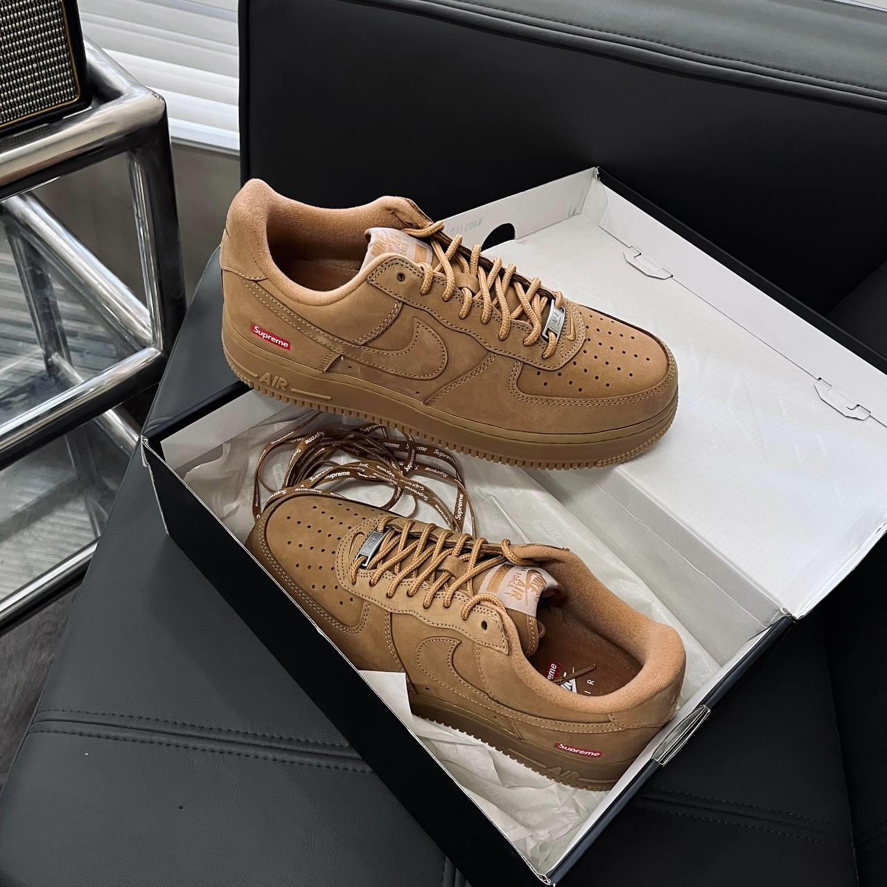 Minhshop.vn - Giày Nike Air Force 1 Low SP Supreme Wheat [ DN1555 200]