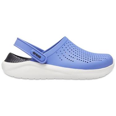 Hàng Chính Hãng  Dép Crocs Literide Light Purple/Black/White 2021** [204592-4RW]