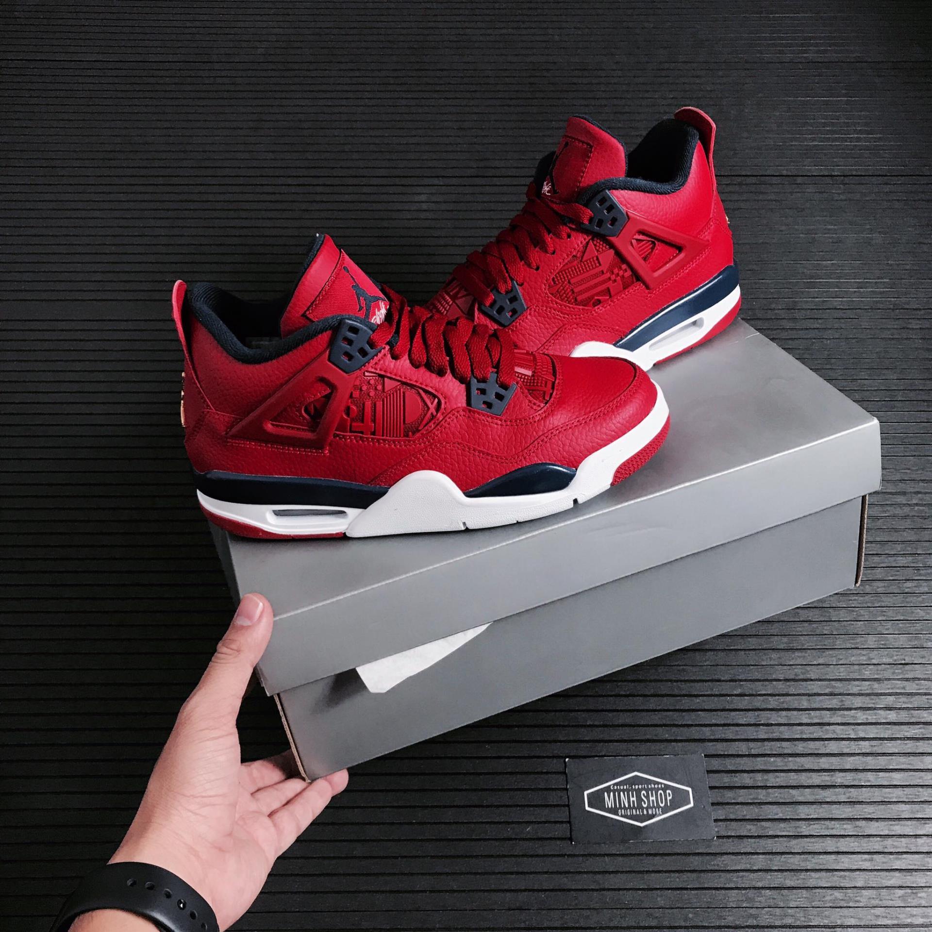 Minhshop.vn - GiÃ y Nike Air Jordan 4 Retro Fiba V ** [408452 617]