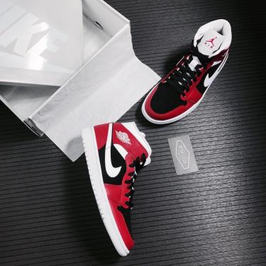 🆘 NEW 🆘 Giày Nike Jordan 1 Mid Gym Red Black ** [BQ6472 601]