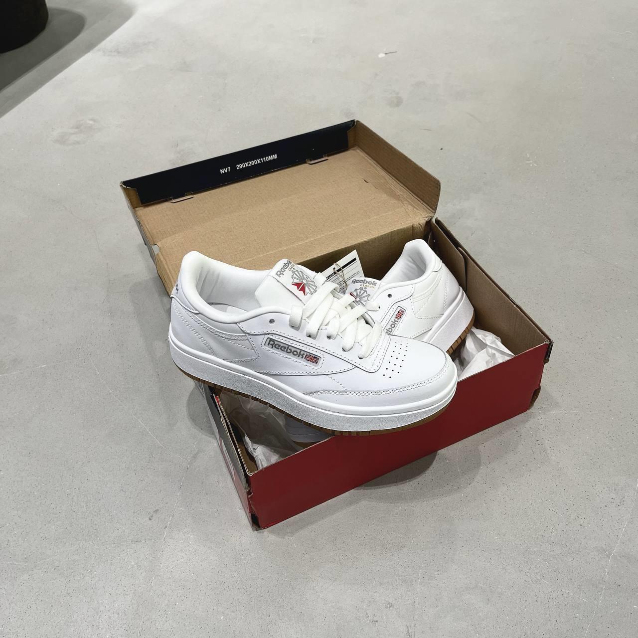  - -50% GHÉ CỬA HÀNG Giày Reebok Club C Double Shoes White Gum  [gx7835] ÁP DỤNG THANH TOÁN CHUYỂN KHOẢN