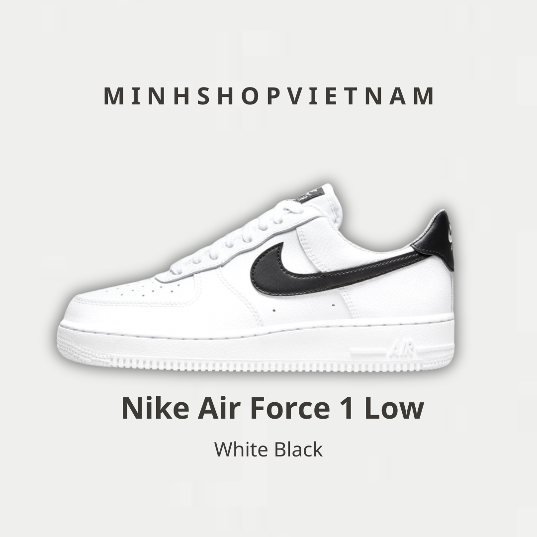 Minhshop.vn - Giày Nike Air Force 1 Low White Black [DD8959 103]