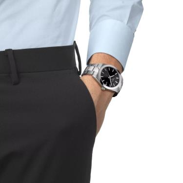 Đồng Hồ Tissot Gentleman Quartz ''Silver Black'' [T127.410.11.051.00] - Image 1