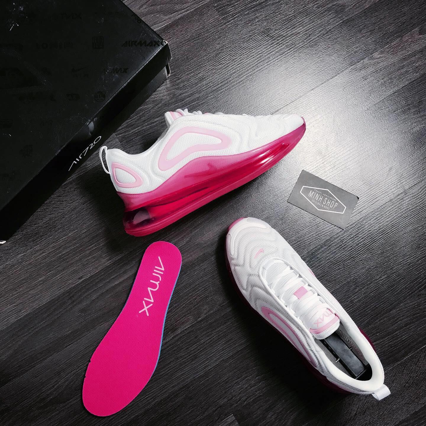 Nike 720 clearance white and pink