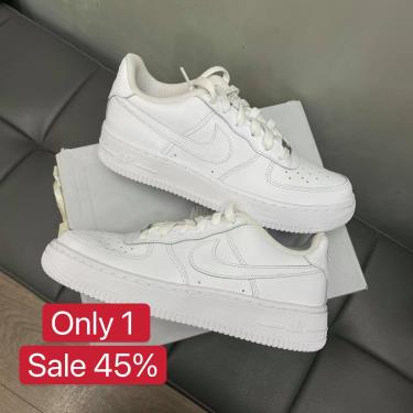 -1xxx Sale mayman~~ Only 1 **Hàng Chính Hãng Nike Air Force 1 Low All White (gs) 2021** 1xxx-sale-mayman--only-1-hang-chinh-hang-nike-air-force-1-low-all-white-gs-2021
