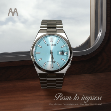 Đồng hồ Citizen Tsuyosa Automatic ''Silver Blue'' [NJ0151 88M] - Image 1