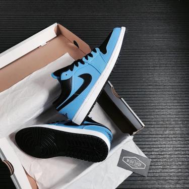 💲Highest Rated💲 Hàng Chính Hãng Nike Air Jordan 1 Low 'University Blue Black' 2021** 553558 403 💲Highest Rated💲 Hàng Chính Hãng Nike Air Jordan 1 Low 'University Blue Black' 2021** 553558 403