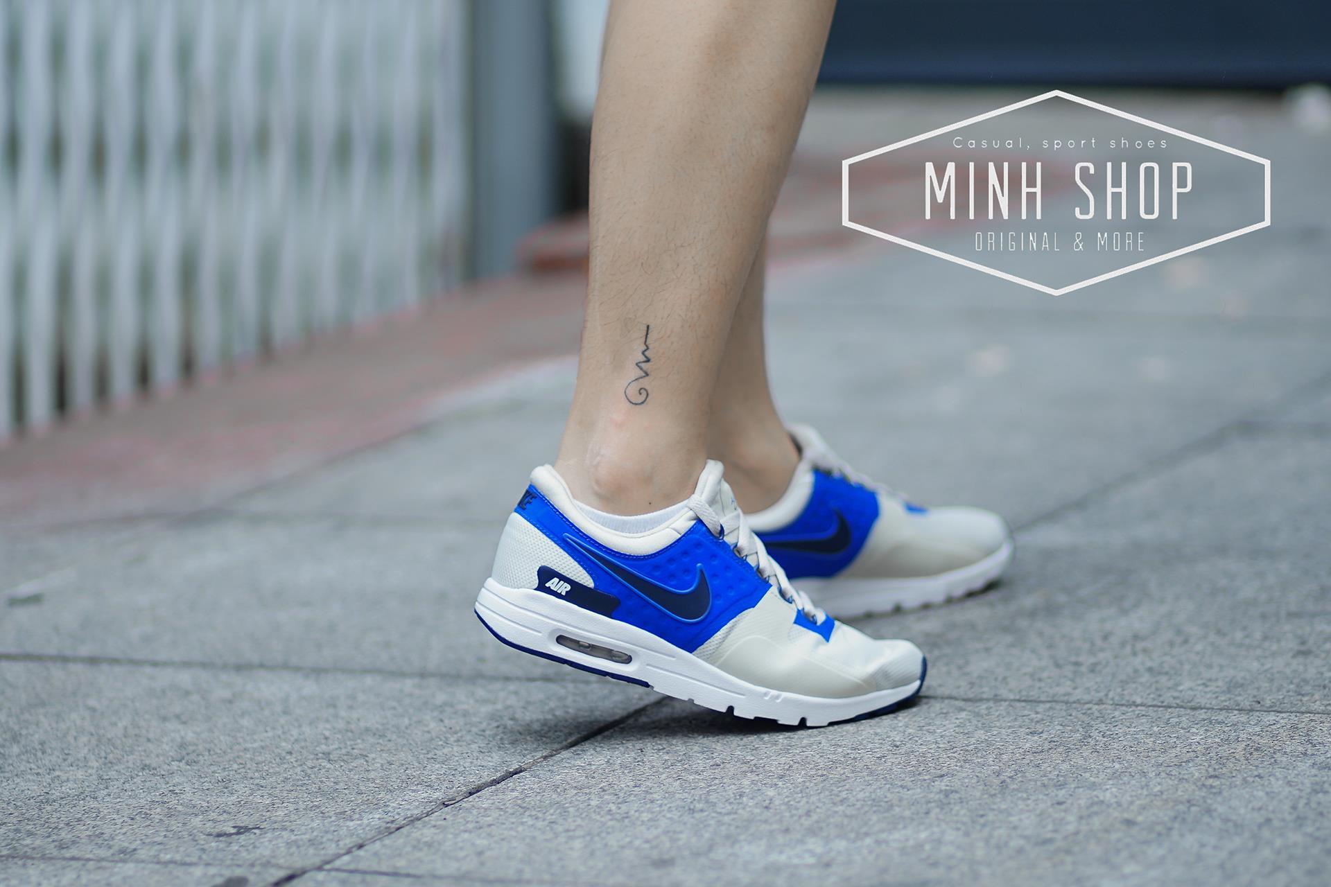 H ng ch nh h ng Nike air max Zero white blue