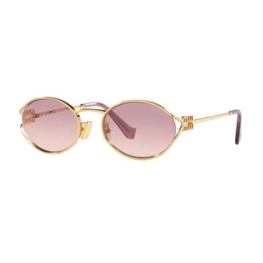 Kính Miu Miu Sunglasses ''Rose Gold'' [SMU 52Y 5AK06S] - Image 1