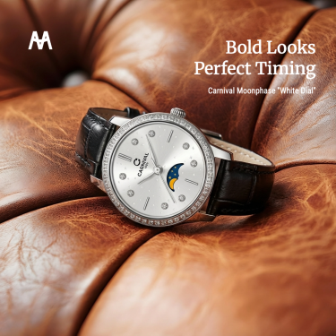 Đồng Hồ Carnival Moonphase ''White Dial'' [8193L2] - Image 1