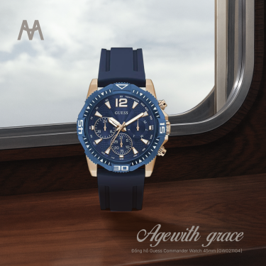 Đồng hồ Guess Commander Watch 45mm [GW0211G4] - Image 1