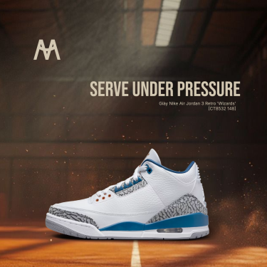 Giày Nike Air Jordan 3 Retro 'Wizards' [CT8532 148] - Image 1