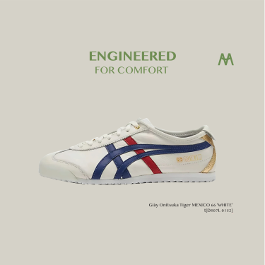 Giày Onitsuka Tiger MEXICO 66 ‘WHITE’ [D507L 0152] - Image 1