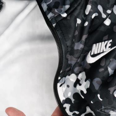 SALE 65% ONLY L 🔥 Hàng Chính Hãng Áo Khoác Jacket Nike Sportswear Black White Printed Full Zip Camo 2021** [AR3198-010]