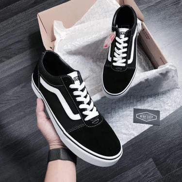 Hàng Chính Hãng Vans Ward Black /White 2019**