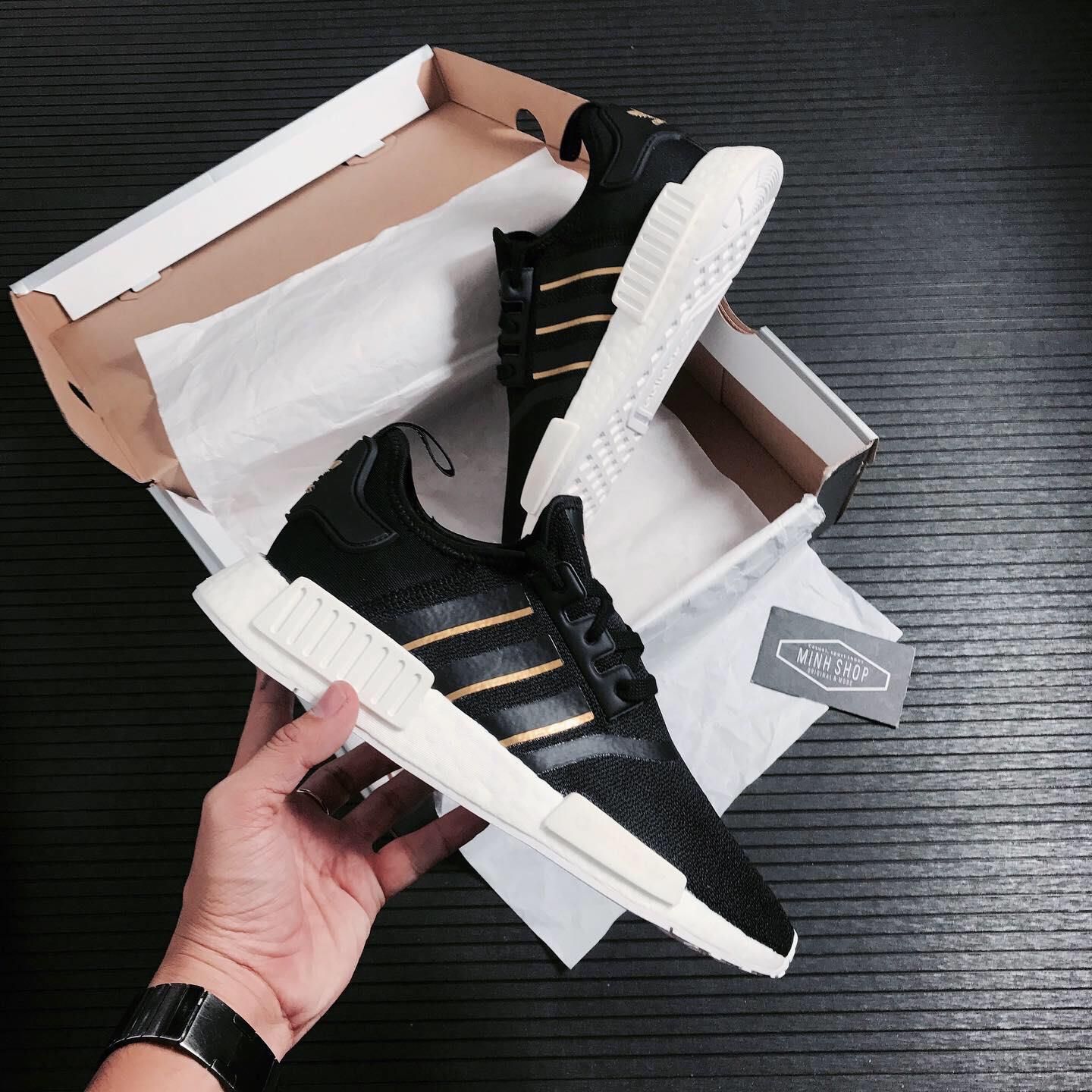 adidas nmd r1 womens gold