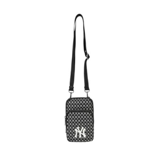 mlb jacquard monogram cross bag