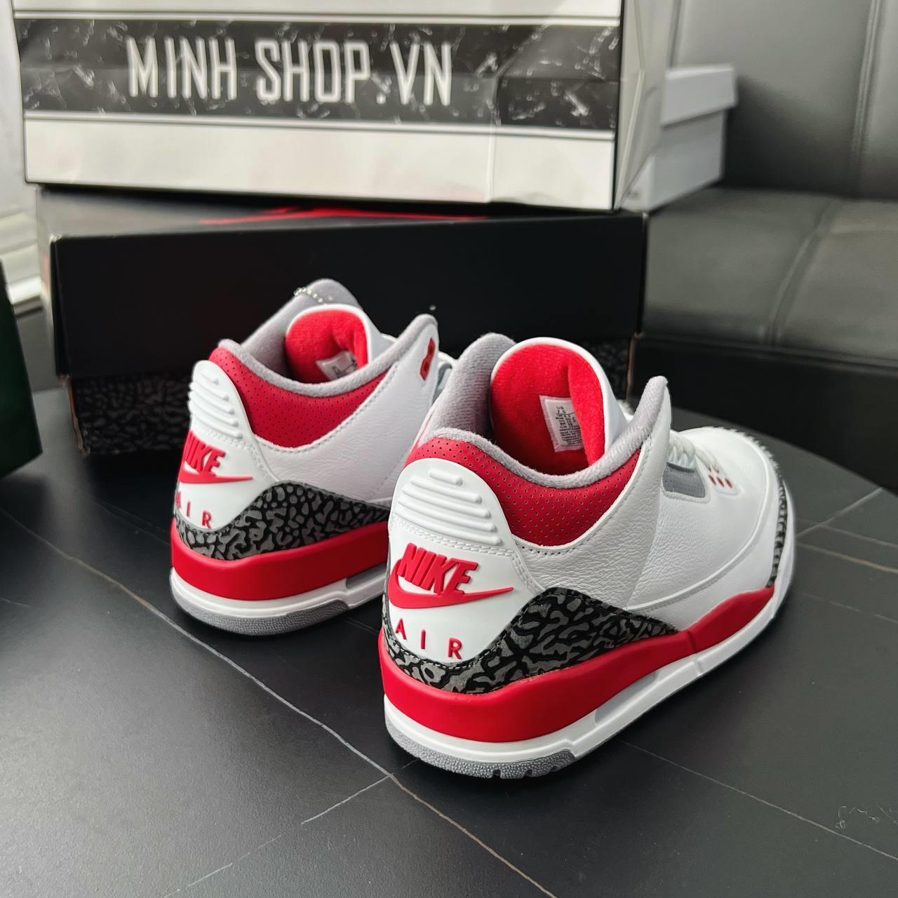 Minhshop.vn - Giày Nike Air Jordan 3 Retro 'Fire Red' [DN3707 160]