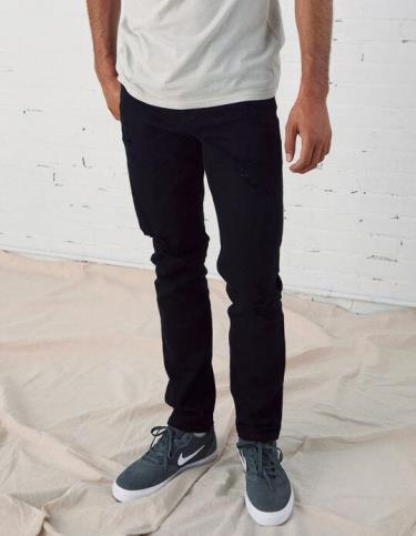 Quần Jeans RSQ Skinny Ripped Black **
