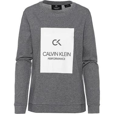 Áo Sweatshirt Calvin Klein Performance Grey ** [00GWS9W370 077]