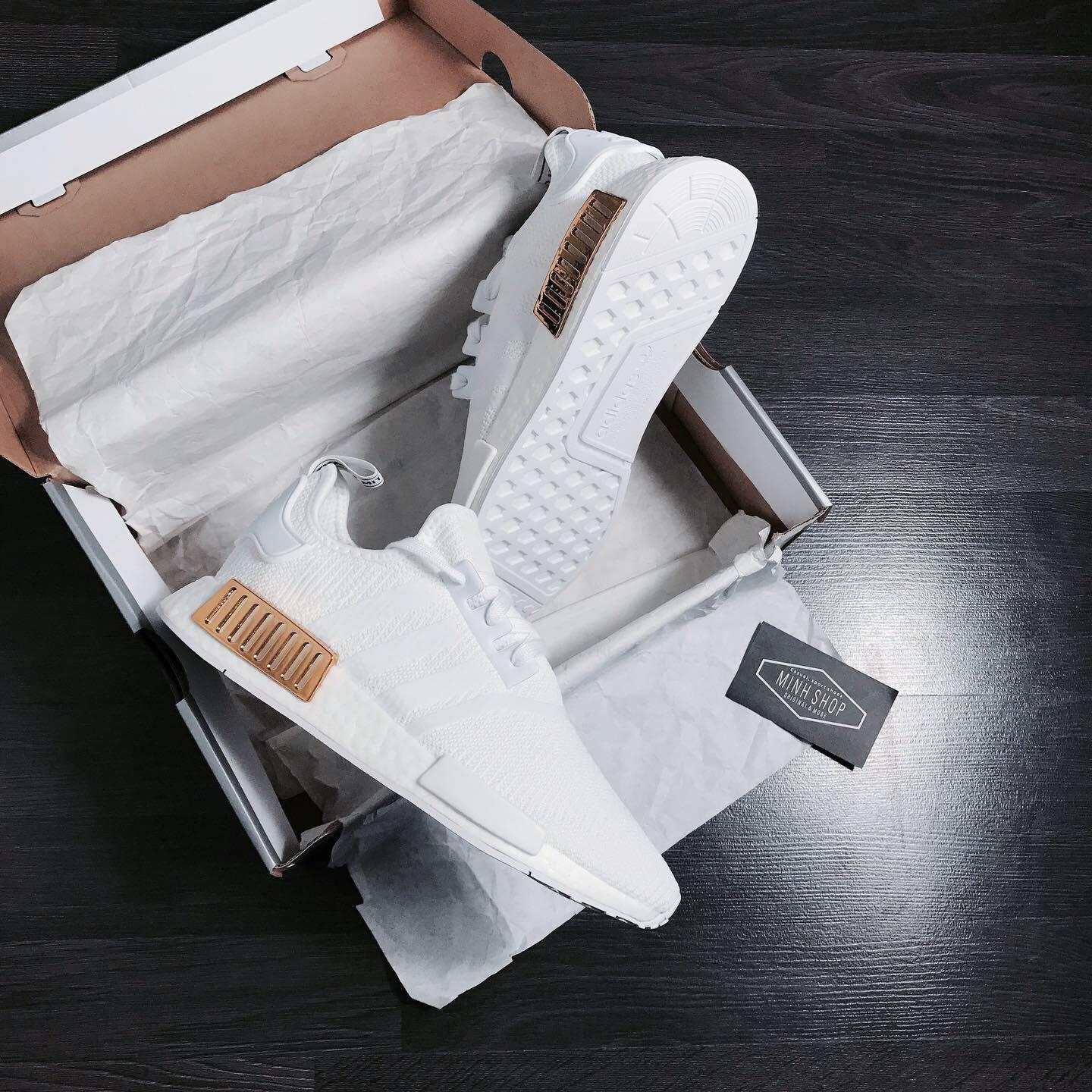 adidas nmd r1 womens gold