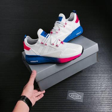 Hàng Chính Hãng Adidas ZX 2K Boost White Pink Blue 2021** Hàng Chính Hãng Adidas ZX 2K Boost White Pink Blue 2021**