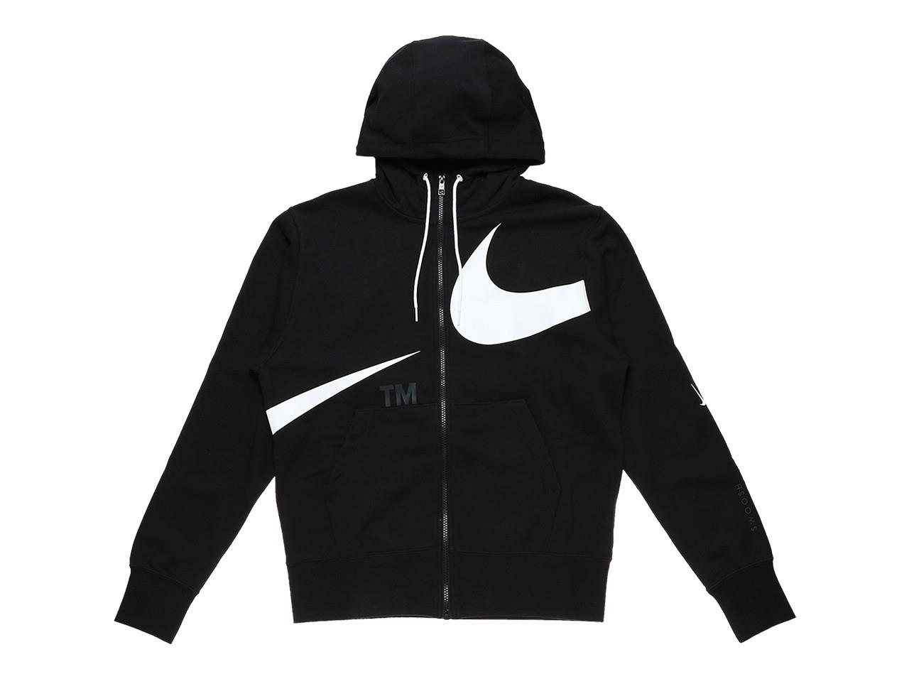 Minhshop.vn - Áo Khoác Nike Large Logo Printing Loose Hooded Jacket Autumn  Black [DD6088 010]