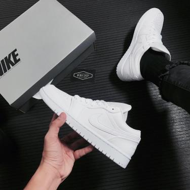 📤 HOT 📤 Hàng Chính Hãng Nike Air Jordan 1 Low 'Triple White' 2021** AO9944 111 📤 HOT 📤 Hàng Chính Hãng Nike Air Jordan 1 Low 'Triple White' 2021** AO9944 111