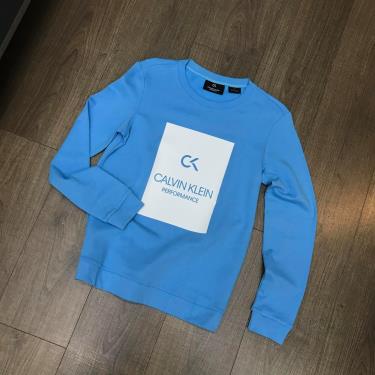 70% Áo cực xịn  Áo Sweatshirt Calvin Klein Performance Blue **[00gws9w370 478]
