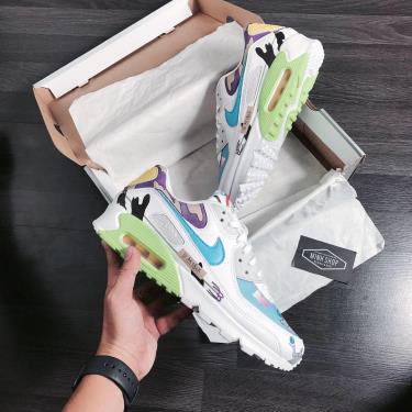 Hàng Chính Hãng Nike Air Max 90 Flyleather Ruohan Wang 2020**+