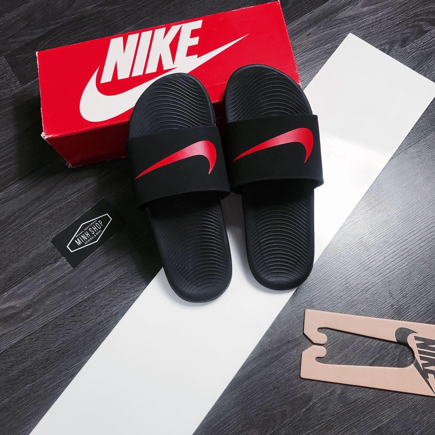 Nike Kawa Slide Black/Red 2021 