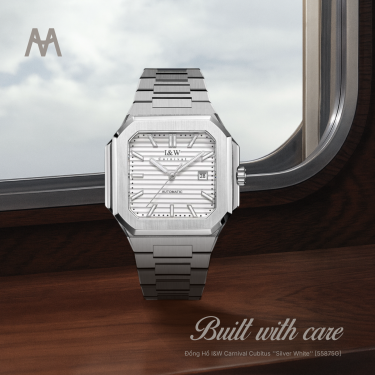 Đồng Hồ I&W Carnival Cubitus ''Silver White'' [55875G]