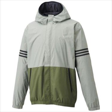 Hàng Chính Hãng Áo Khoác Adidas Block Wind Parker Grey/Green 2021**
