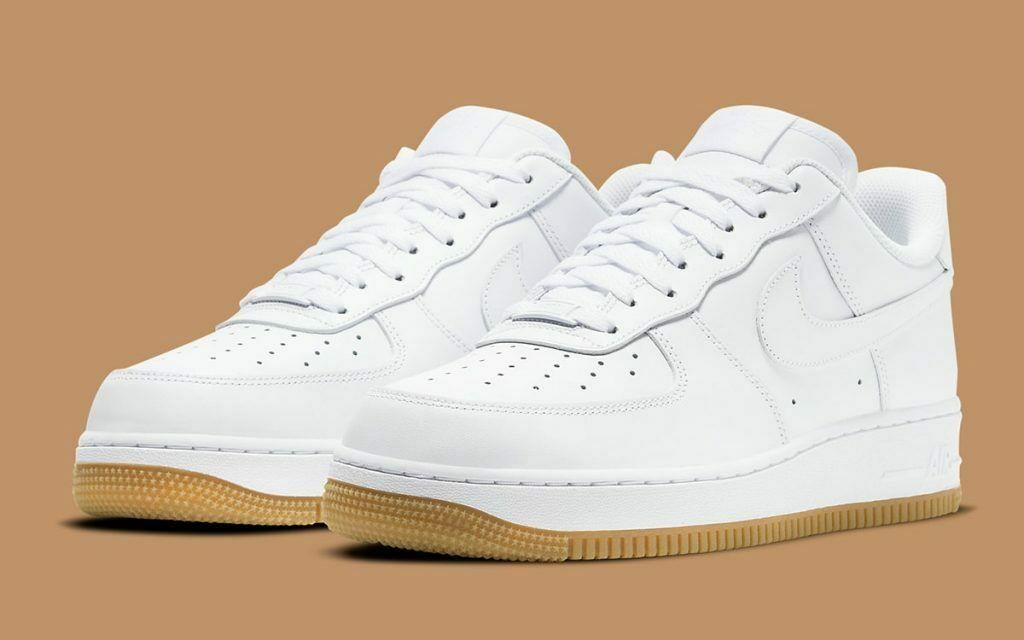 Minhshop.Vn - Giày Nike Air Force 1 07 White Gum -Ss 2023 [Dj2739 100]