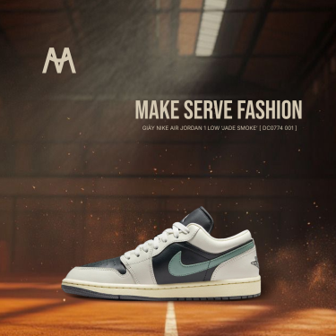 GIÀY NIKE AIR JORDAN 1 LOW ‘JADE SMOKE’ [ DC0774 001 ] - Image 1
