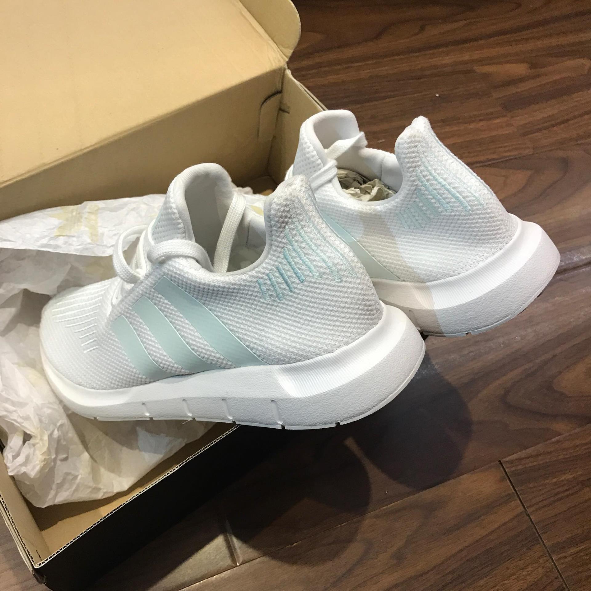 adidas swift run white and mint