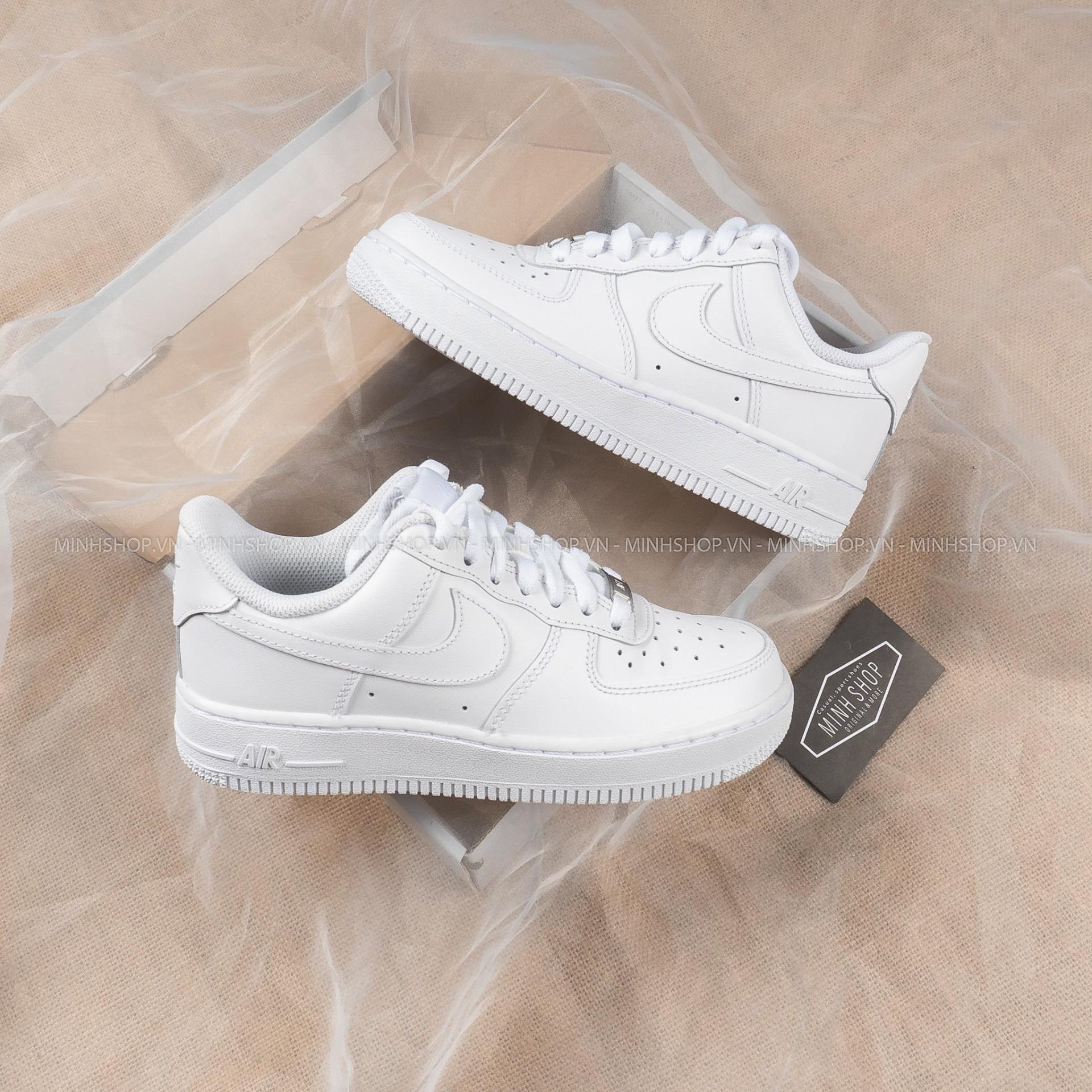 Minhshop.vn - 💋 Top Choice 💋 Giày Nike Air Force 1 Low All White W  [315115 112]