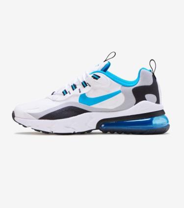 Hàng Chính Hãng Nike Air Max 270 React "White Laser Blue" 2021** - BQ0103 106 hang-chinh-hang-nike-air-max-270-react-white-laser-blue-2021-bq0103-106